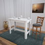 Hanah Home Mesa de Comedor Barra - Shiny White
